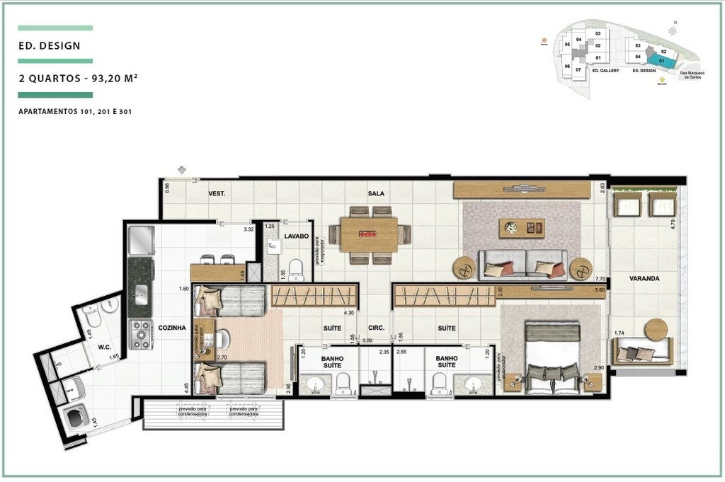 Apartamento, 3 quartos, 97 m² - Foto 21