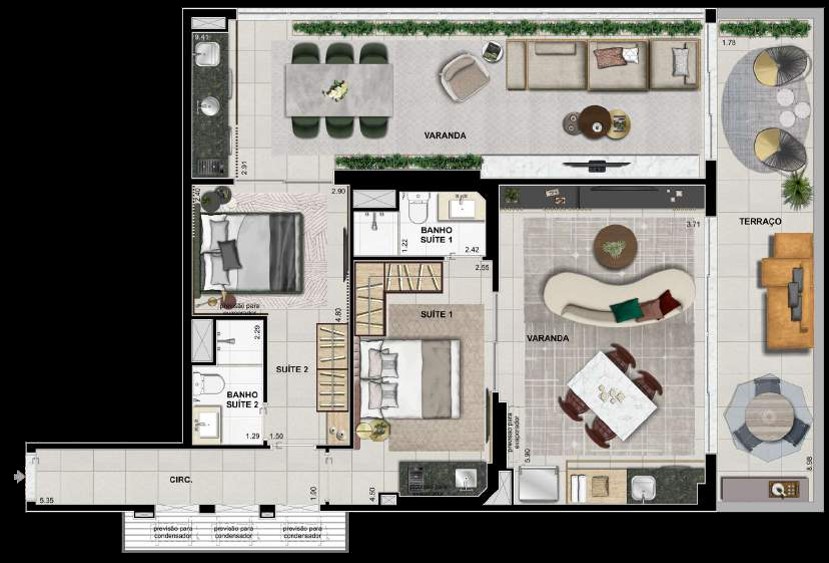 Cobertura à venda com 2 quartos, 187m² - Foto 33