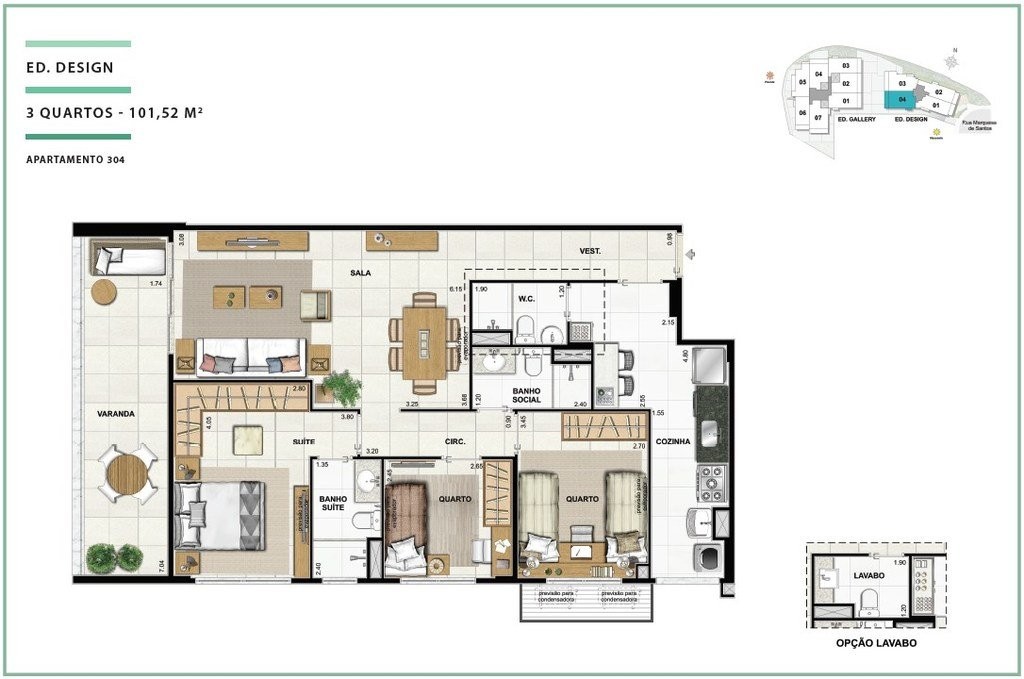 Apartamento, 3 quartos, 97 m² - Foto 26