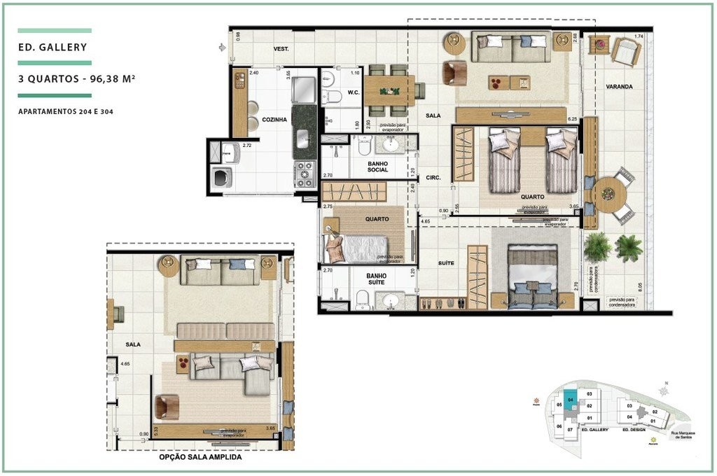 Apartamento, 3 quartos, 97 m² - Foto 24