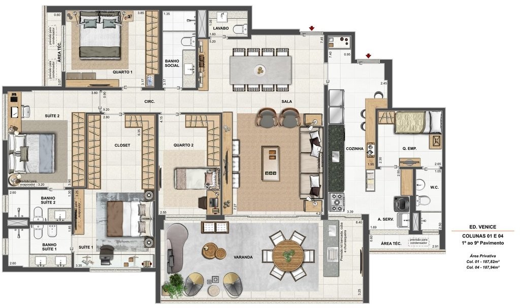 Apartamento, 4 quartos, 158 m² - Foto 51