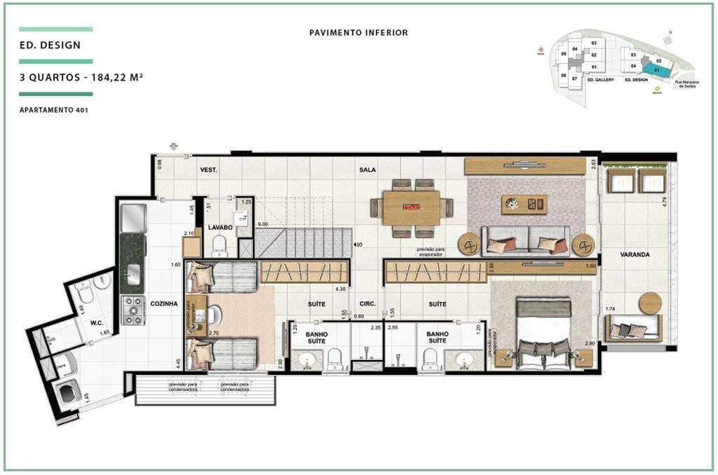 Apartamento, 3 quartos, 97 m² - Foto 15