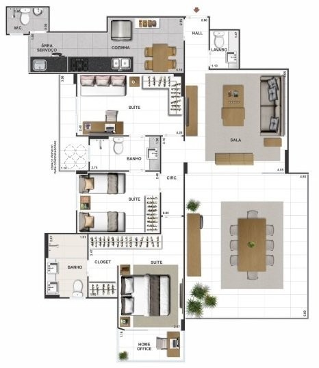 Apartamento, 3 quartos, 117 m² - Foto 21