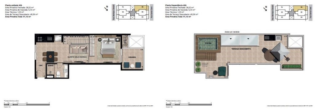 Apartamento, 1 quarto, 46 m² - Foto 22