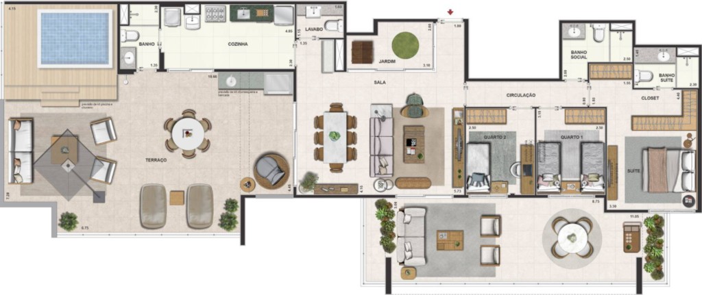 Apartamento, 3 quartos, 91 m² - Foto 77