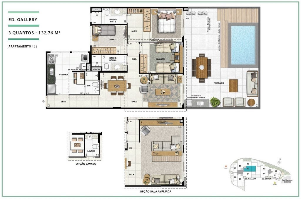 Apartamento, 3 quartos, 97 m² - Foto 31