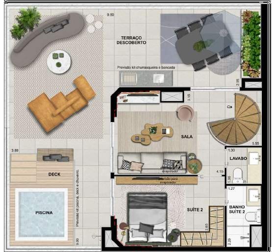 Apartamento, 2 quartos, 70 m² - Foto 39