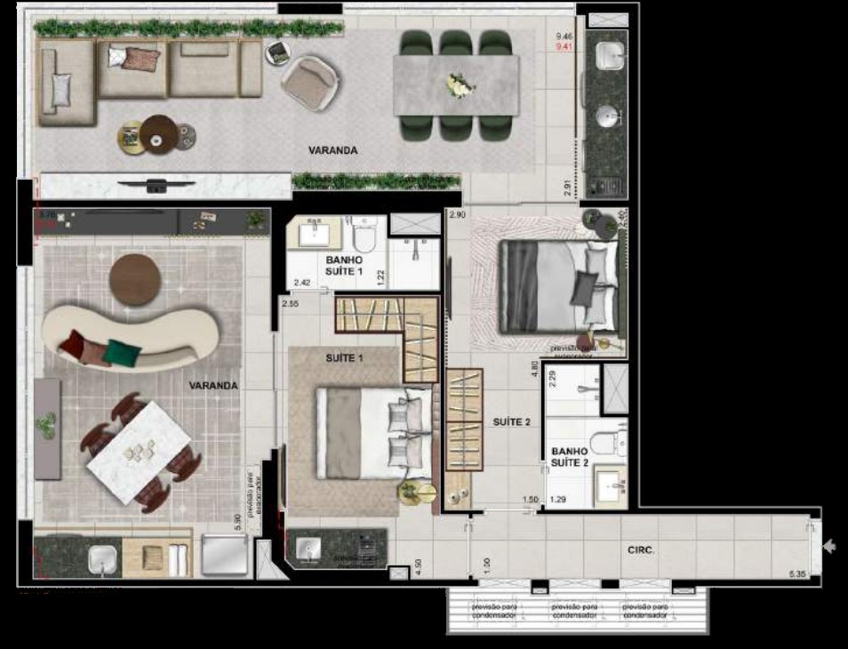 Apartamento, 2 quartos, 95 m² - Foto 32