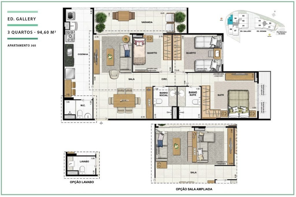 Apartamento, 3 quartos, 97 m² - Foto 23