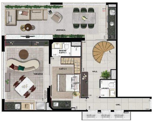 Cobertura à venda com 2 quartos, 187m² - Foto 38
