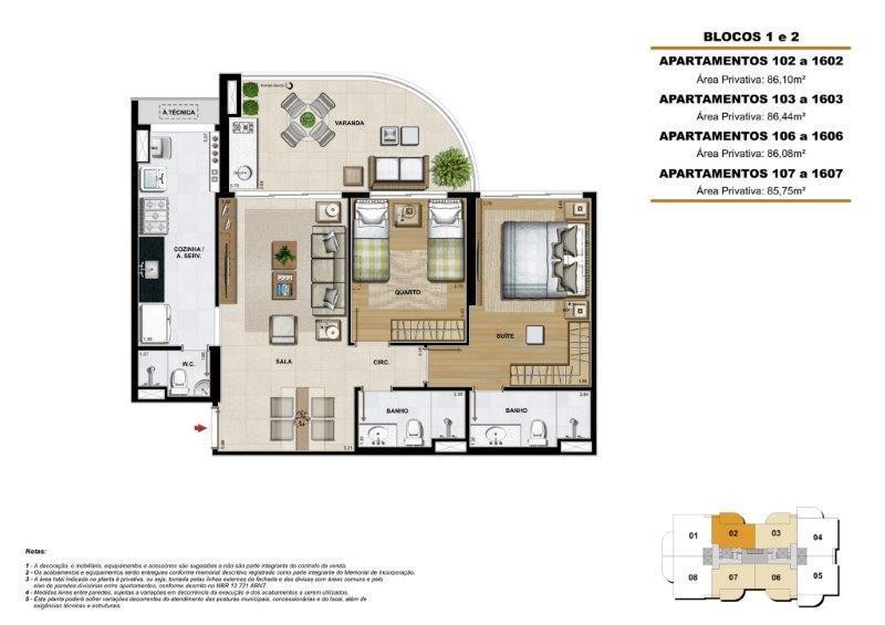 Apartamento, 3 quartos, 110 m² - Foto 24
