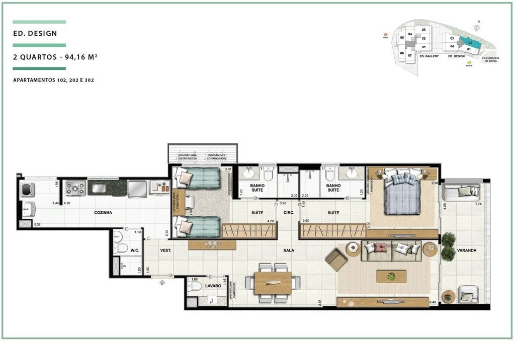Apartamento, 3 quartos, 97 m² - Foto 22