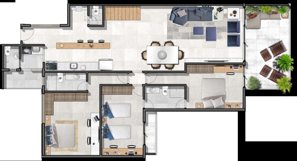 Apartamento, 3 quartos, 132 m² - Foto 21