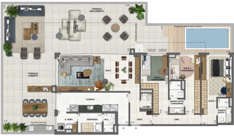 Apartamento, 4 quartos, 227 m² - Foto 45