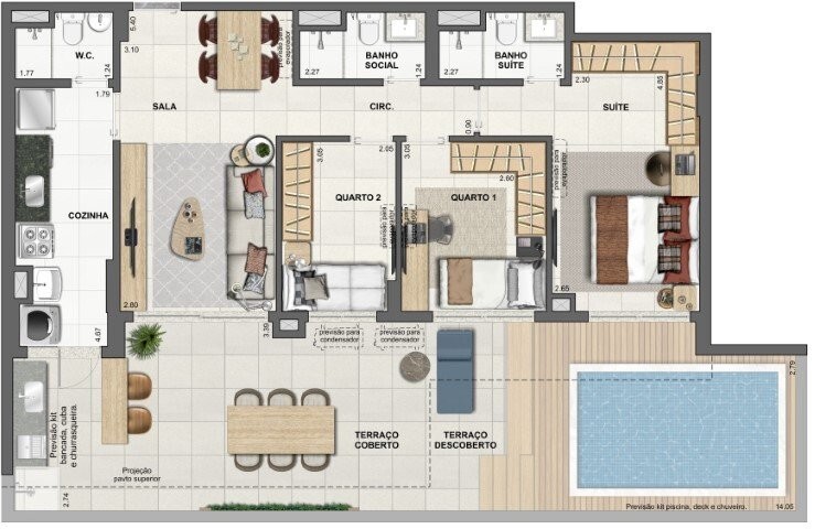 Apartamento, 4 quartos, 227 m² - Foto 65