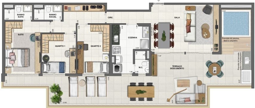 Apartamento, 4 quartos, 227 m² - Foto 69