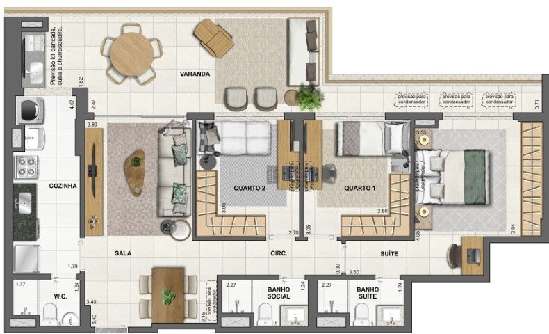 Apartamento, 4 quartos, 227 m² - Foto 57