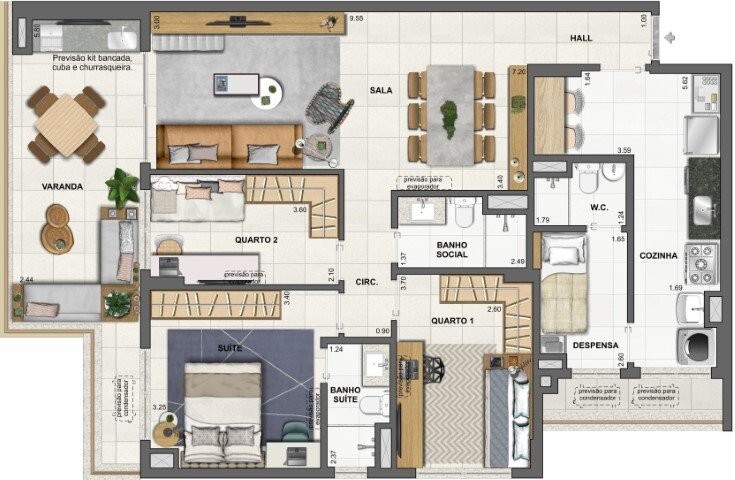 Apartamento, 4 quartos, 227 m² - Foto 56