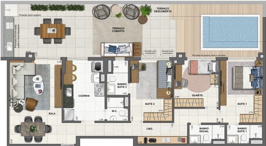 Apartamento, 4 quartos, 227 m² - Foto 58