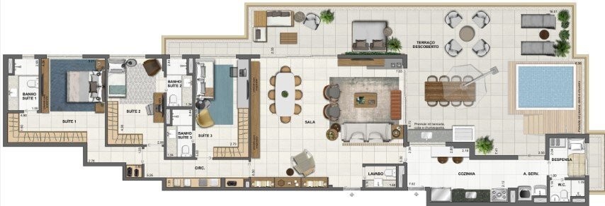 Apartamento, 4 quartos, 165 m² - Foto 49