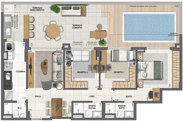 Apartamento, 4 quartos, 200 m² - Foto 64
