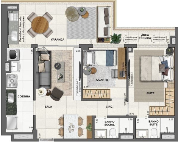 Apartamento, 4 quartos, 227 m² - Foto 51