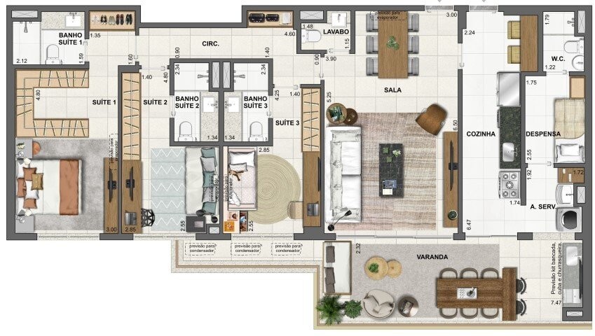 Apartamento, 4 quartos, 227 m² - Foto 43