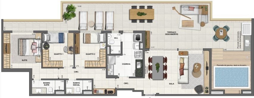 Apartamento, 4 quartos, 227 m² - Foto 67