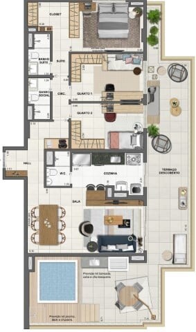 Apartamento, 4 quartos, 227 m² - Foto 66
