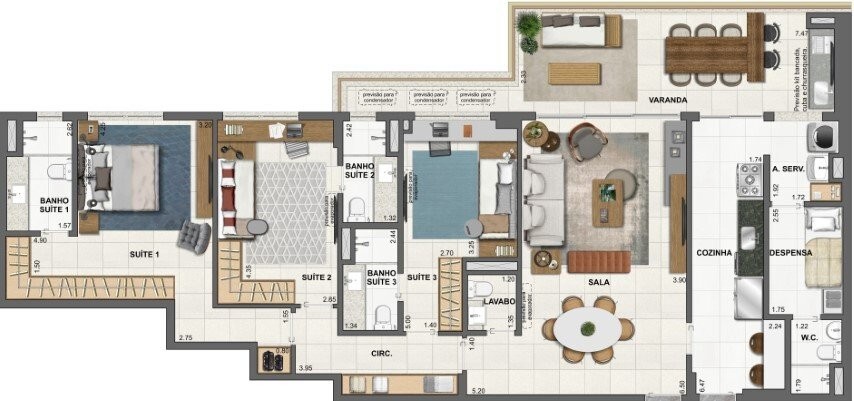 Apartamento, 3 quartos, 139 m² - Foto 40