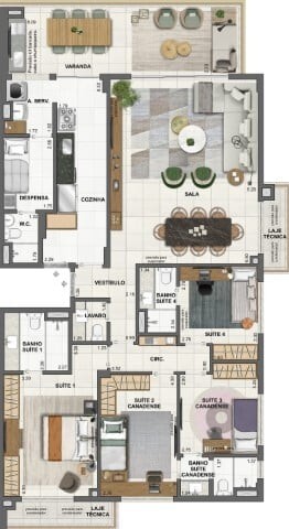 Apartamento, 4 quartos, 227 m² - Foto 41