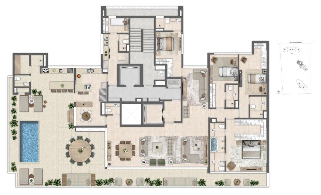 Apartamento, 4 quartos, 199 m² - Foto 75