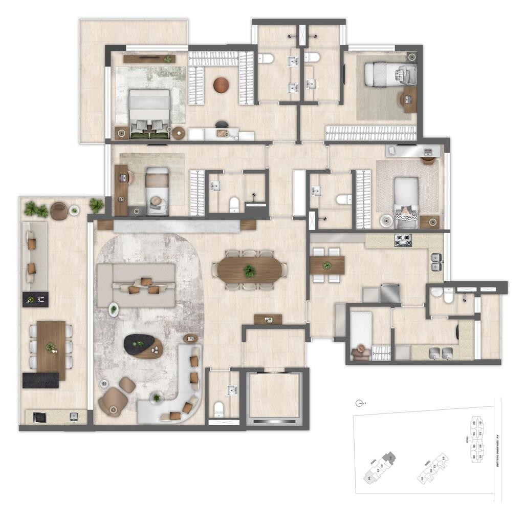 Apartamento, 3 quartos, 119 m² - Foto 72