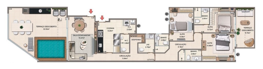 Apartamento, 3 quartos, 137 m² - Foto 13
