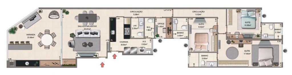Apartamento, 3 quartos, 137 m² - Foto 10