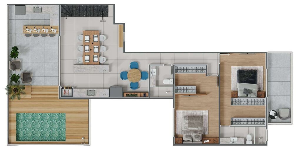 Cobertura, 3 quartos, 152 m² - Foto 25