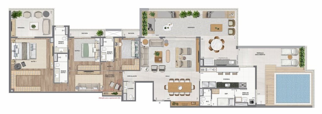 Apartamento, 4 quartos, 185 m² - Foto 61