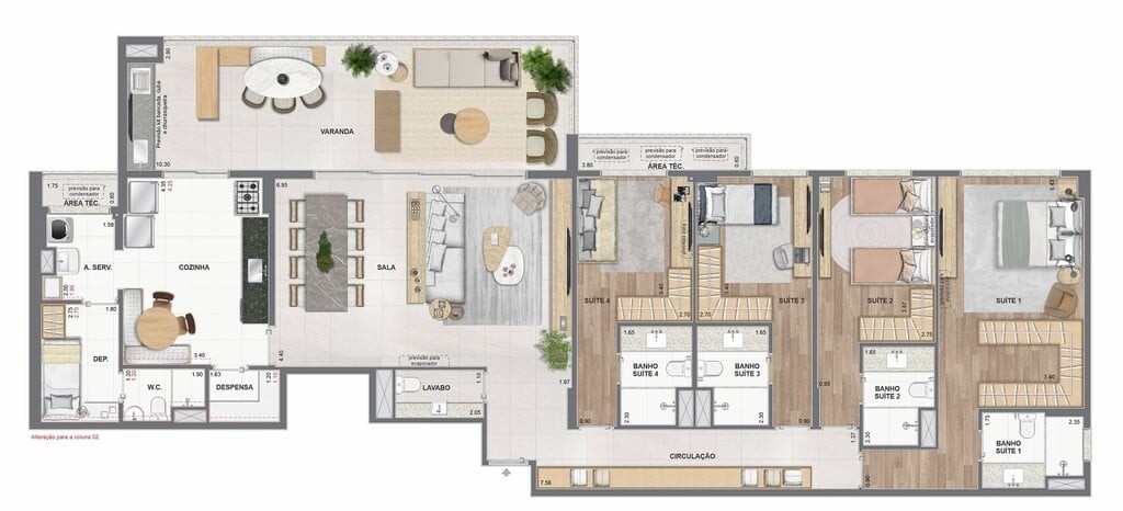 Apartamento, 4 quartos, 185 m² - Foto 58