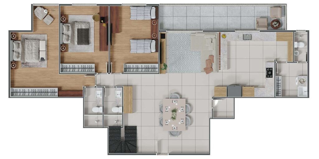 Cobertura, 3 quartos, 152 m² - Foto 20