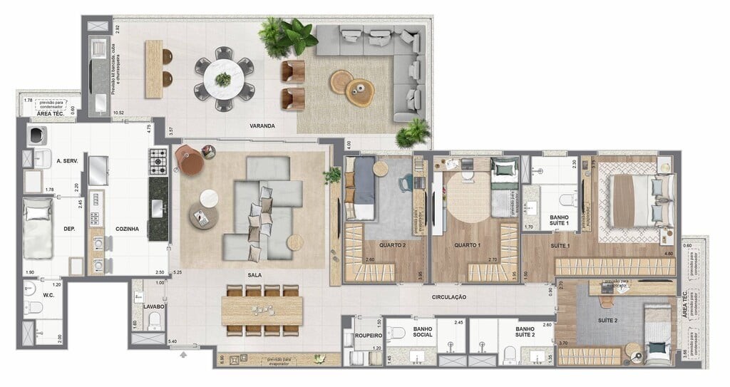 Apartamento, 4 quartos, 185 m² - Foto 57