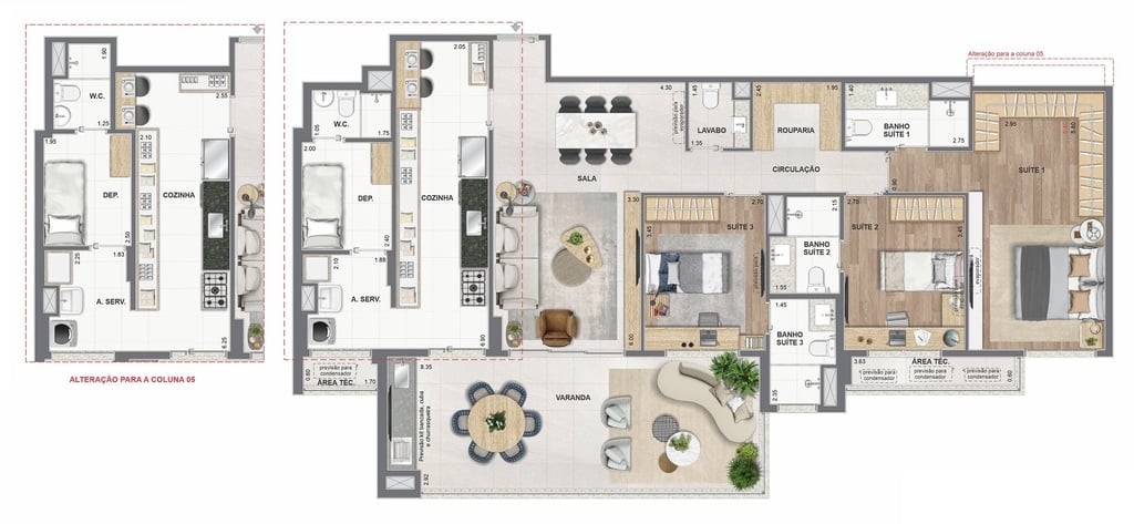 Apartamento, 4 quartos, 185 m² - Foto 55
