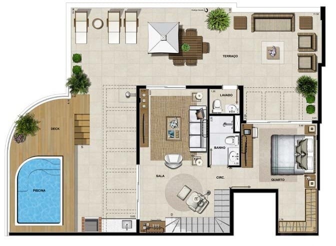 Apartamento, 4 quartos, 122 m² - Foto 44