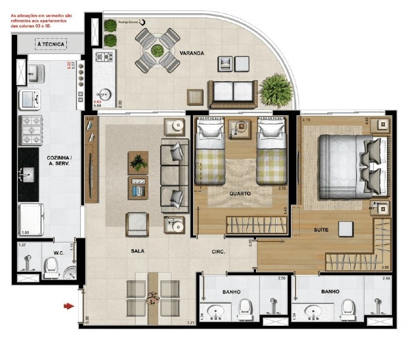 Apartamento, 4 quartos, 122 m² - Foto 24