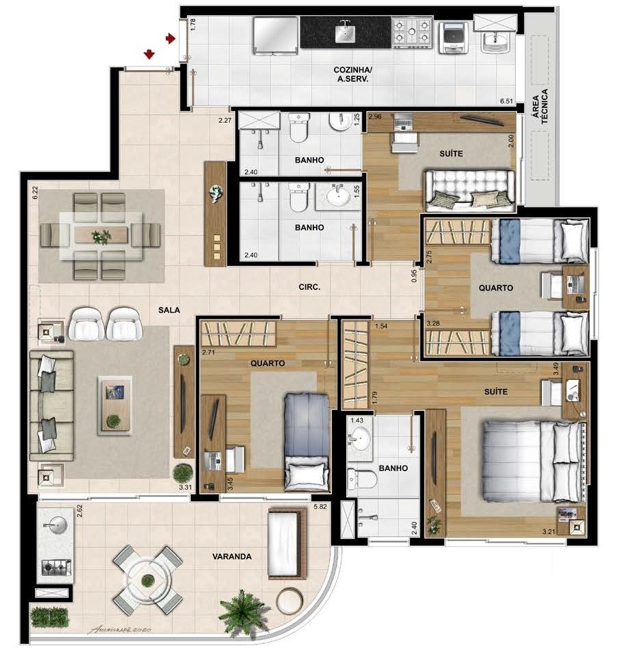 Apartamento, 2 quartos, 85 m² - Foto 29