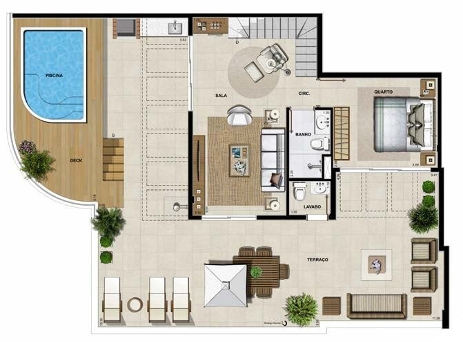 Apartamento, 2 quartos, 85 m² - Foto 42