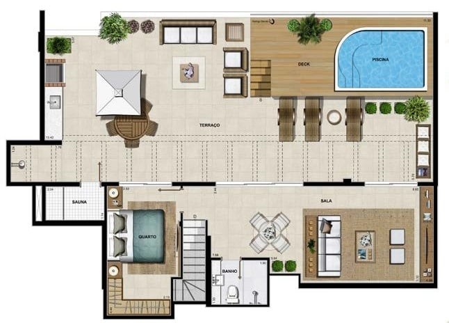 Apartamento, 4 quartos, 122 m² - Foto 48