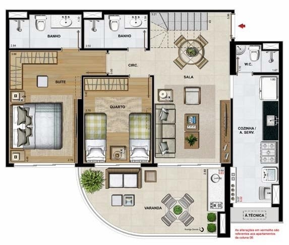 Apartamento, 4 quartos, 122 m² - Foto 33