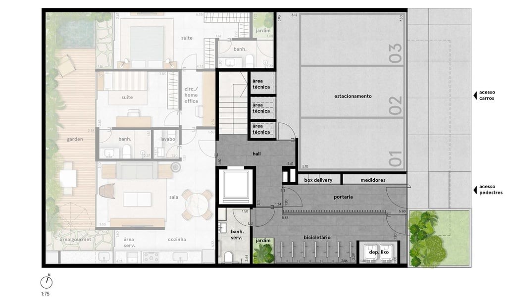 Cobertura, 1 quarto, 77 m² - Foto 18