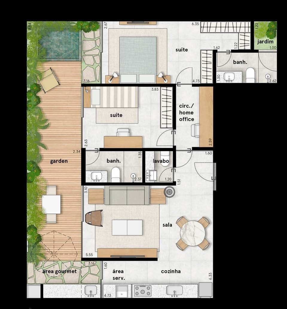 Cobertura, 1 quarto, 77 m² - Foto 26