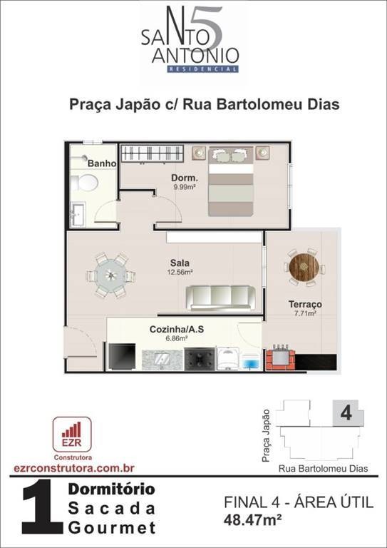 Apartamento, 1 quarto, 49 m² - Foto 30